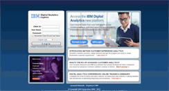 Desktop Screenshot of explore.coremetrics.com